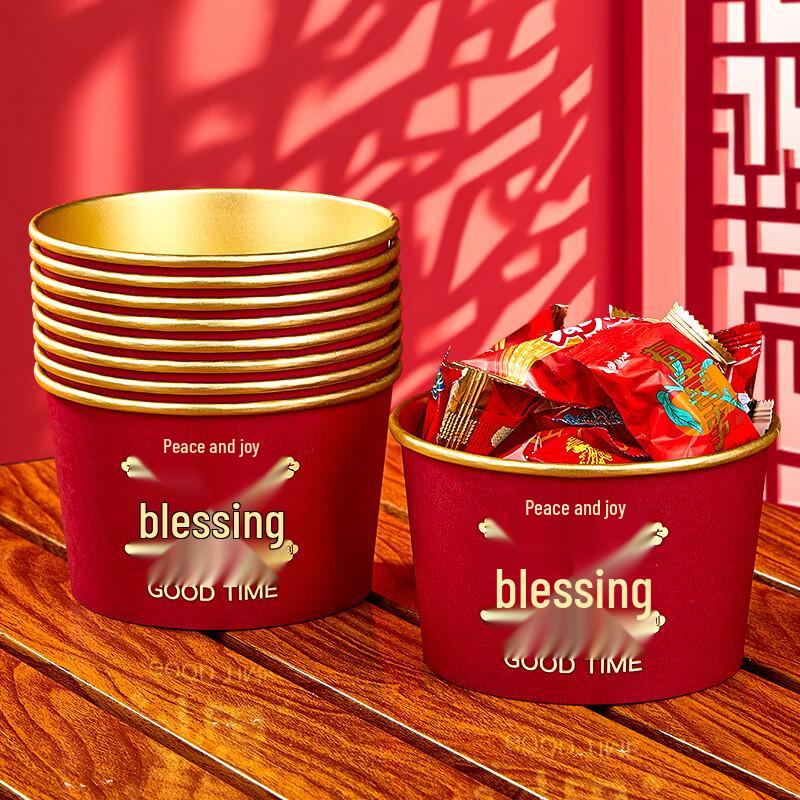 Festive Disposable Paper Bowls