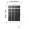 Waterproof 5V Solar Panel Environment Protection Solar Panel Power Supply USB Solar Panel  Camping