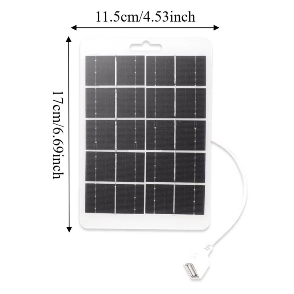 Waterproof 5V Solar Panel Environment Protection Solar Panel Power Supply USB Solar Panel  Camping