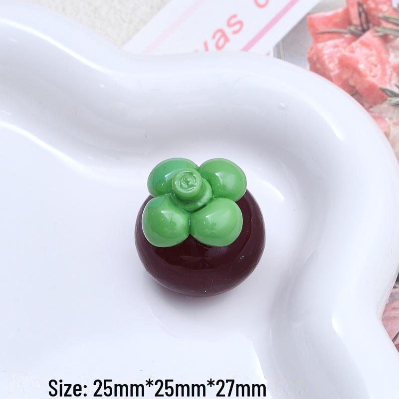 

3D светящиеся фрукты смола DIY ювелирные аксессуары