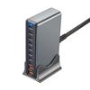10 Port 800W Fast Charging Block Desktop Hub Simultaneous Charging Head Perfect for 10 Devices Current Allocation