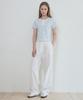 Wednesday Oasis For Woman Loewe Henley Neck Striped T-Shirt_Mint(W25-Tp24)