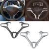 (2 Color) Steering Wheel Cruise Buttons Cover Panel Frame For Honda Fit City 2008 2009 2010 2011 2012 2013 2014