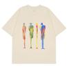 Men TShirt Cotton Y2k Streetwear Letter Fashion Aesthetic Tops Tees Short Sleeve Summer Oversized Print Korean Unisex Clothing