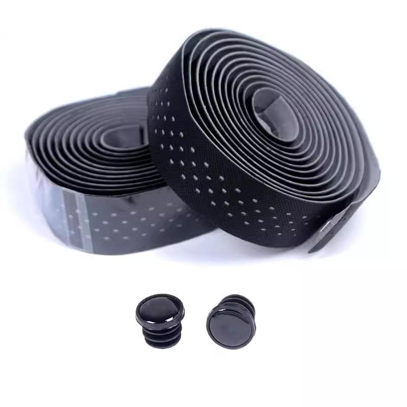 Bandă de ghidon anti-alunecare cu absorbție a șocurilor: Înveliș confortabil, rezistent la uzură, respirabil din silicon pentru biciclete de șosea și cu pinion fix