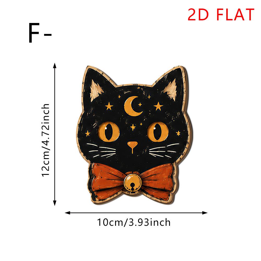 Halloween Wooden Ornaments, Halloween Party Night Scene Atmosphere, Home Gifts, Decorative Items, Handicrafts