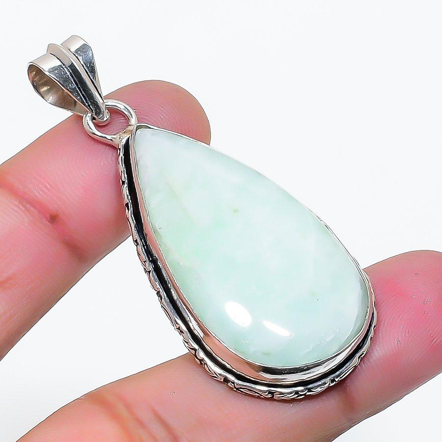 Natural Hememorphite Gemstone Handmade 925 Sterling Silver Pendant 2.05 AP-15175
