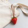 Simulation Harz Erdbeere Tasche Anhänger Modischer Frucht Anhänger Paar Tasche Hänge Tasche Teile Zubehör Geschenk