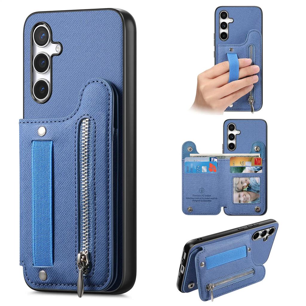 Geldbörse mit Kartenhalter Handyhülle Für Samsung Galaxy S25 S24 FE Edge S26 S23 Ultra S22 Plus A37 A57 A17 A07 A56 A55 A36 Hülle