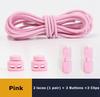 No Tie Shoe Laces Suitable for All Shoes Round Spring Lock Elastic Shoelaces Quick Wear in 1 Second Hiking Sports Lazy Shoelace