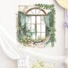Window Floral Decal Home Decor for Kids Room Playroom Indoor Cabinet