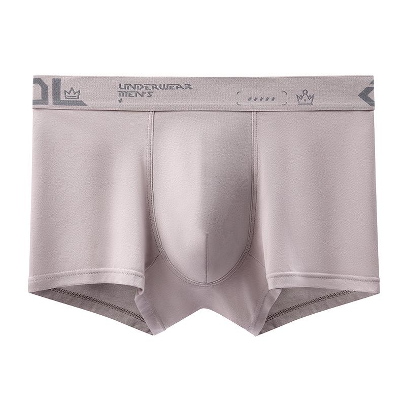 Męskie bokserki z czystej bawełny, oddychające - przyjazne dla skóry, jednokolorowe spodenki sportowe