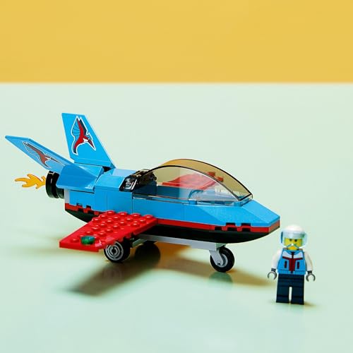 LEGO City Kaskadérské letadlo 60323 Hrací blok Současné letadlo Letadlo pro chlapce a dívky od 5 let