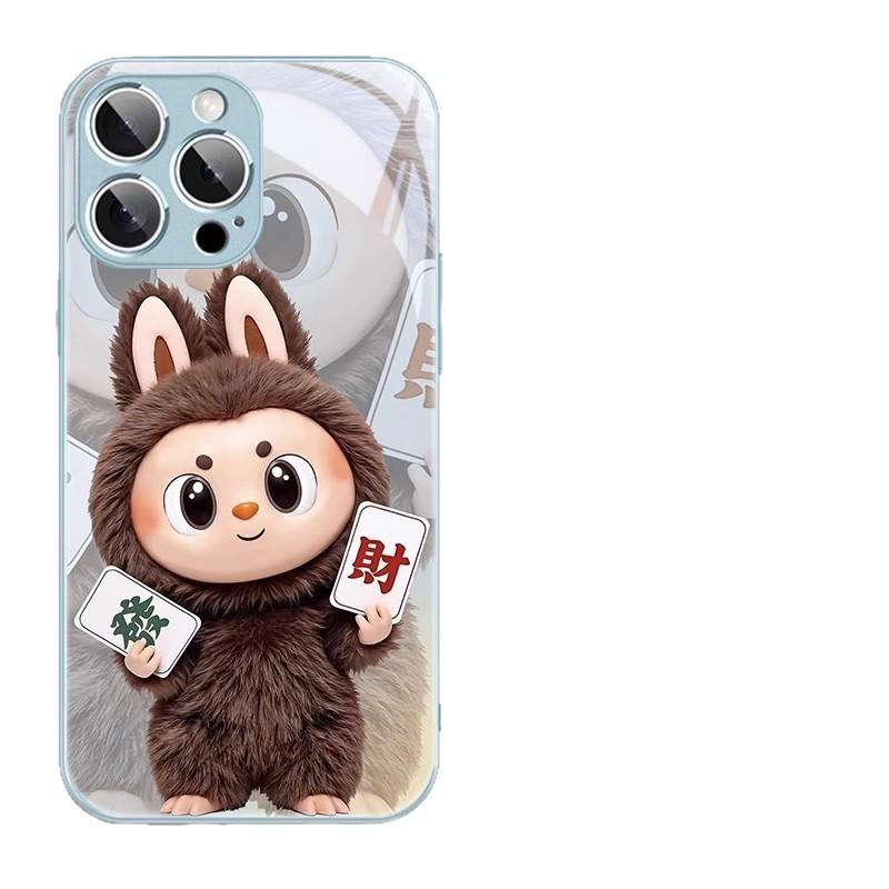 Cartoon cloth for Apple 16pro mobile phone case 15 liquid glass 1413 women 12 creative 11 new 17
