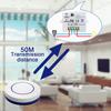 RF 433MHz Wireless Remote Control Light Switch 220V 110V 10A Relay Receiver Mini Round Button Wall Panel Switch For LED Lamp