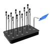 Model Painting Stand Base Holder 12PCS Alligator Clip Sticks Magnetic Bendable for Airbrush Spray Hobby DIY Model Crafting