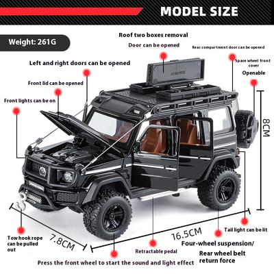 1:32 SUV Tout-Terrain Alliage Métal Moulé sous Pression Modèle de Voiture Jouet pour Enfants Cadeaux d'Anniversaire Pour Petit Ami