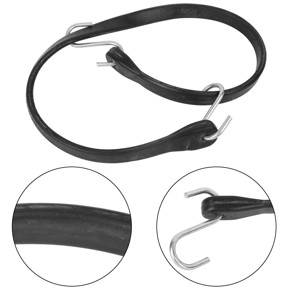 Outdoor Multipurpose Rubber Bundling Belt Fixing Rope Strap for Climbing Camping 31in