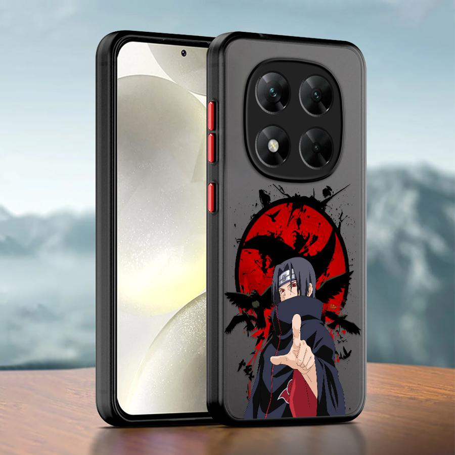 

Чехол для Xiaomi Redmi Note 13 11 10 11S 12 10S 14 Pro Plus Матовый чехол для телефона Наруто Учиха Итачи Redmi Note 14 Pro