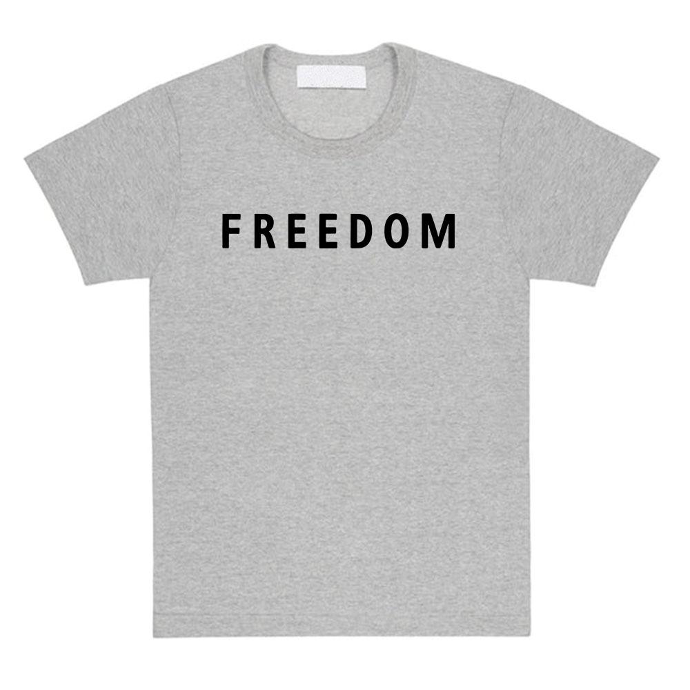 Svoboda Charlie Kirk Tričko Bavlna Volné Ležérní Dámské/Pánské Trička Unisex Streetwear Amerika Americká Móda Dámská Trička