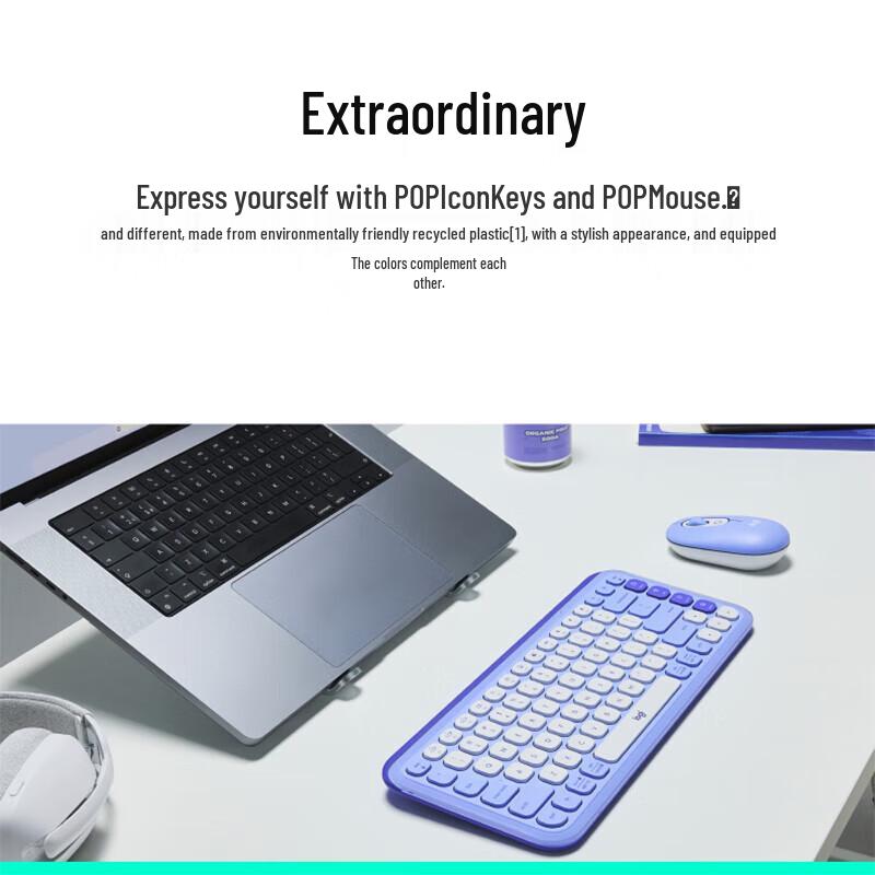 Logitech POP ICON KEYS Bluetooth Wireless Keyboard
