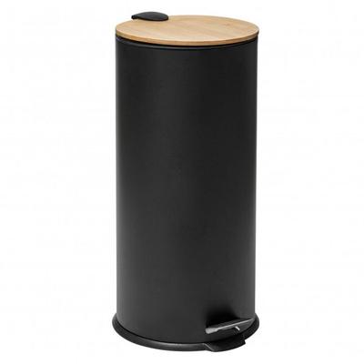 "Bam Modern" Trash Can 30 Liters Bamboo Lid Atmosphéra - Black