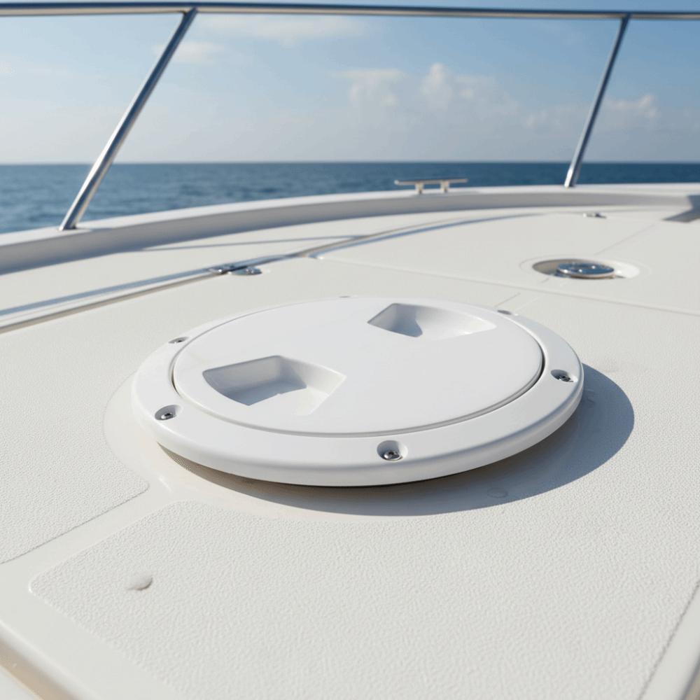 Plastic Hatch Cover Round Boat Screw Out Plate Deck Cover Lid Inspection Plate  Marine Boat