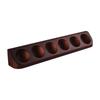 Golf Ball Organizer Holds 6 Balls Wood Display Case Wall Mounted Golf Storage Rack Perfect Gift For Golf Enthusiasts