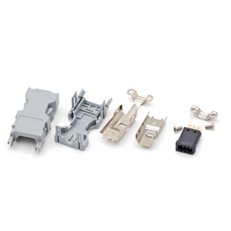 1 Piece Female Connector 6 Pin Firewire Ieee 1394 For Yaskawa For Panasonic Servo Motor Encoder 6P Sm-6E Encoder Plug