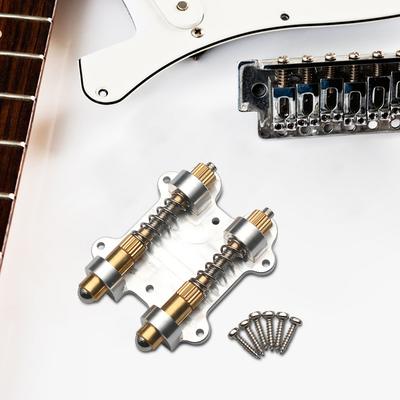 Estabilizador de Tremolo de Latão para Guitarra Elétrica Stopper para Acessórios de Guitarras Elétricas Fender Ajustador de Ponte de Tremolo Conjunto Tremsetter