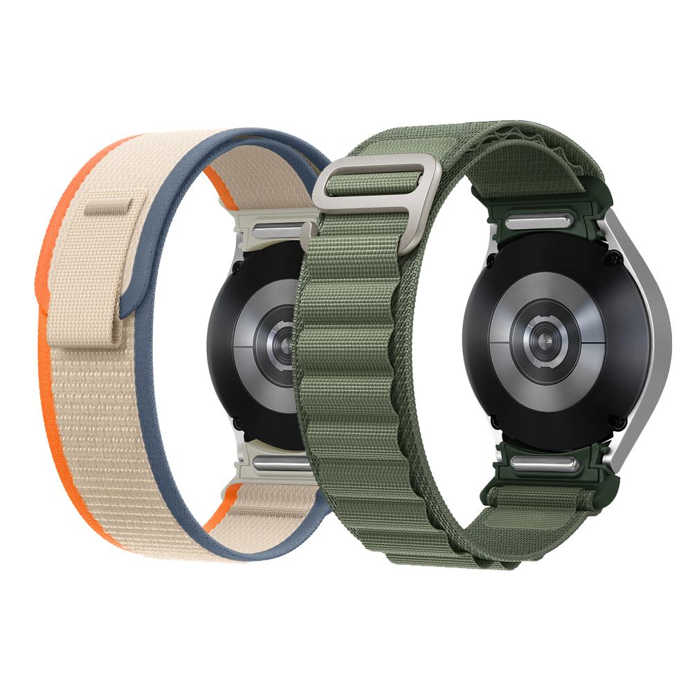 Armband für Samsung Galaxy Watch 7 6 5 4 FE 44mm 40mm 5 Pro Lückenlos Robustes Nylon Handgelenk correa Armband Galaxy Watch 6 Classic Strap