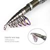 Telescopic Spinning Fishing Rod and Fishing Reel Combos Carbon Fiber Fishing Lures Fishing Line Set
