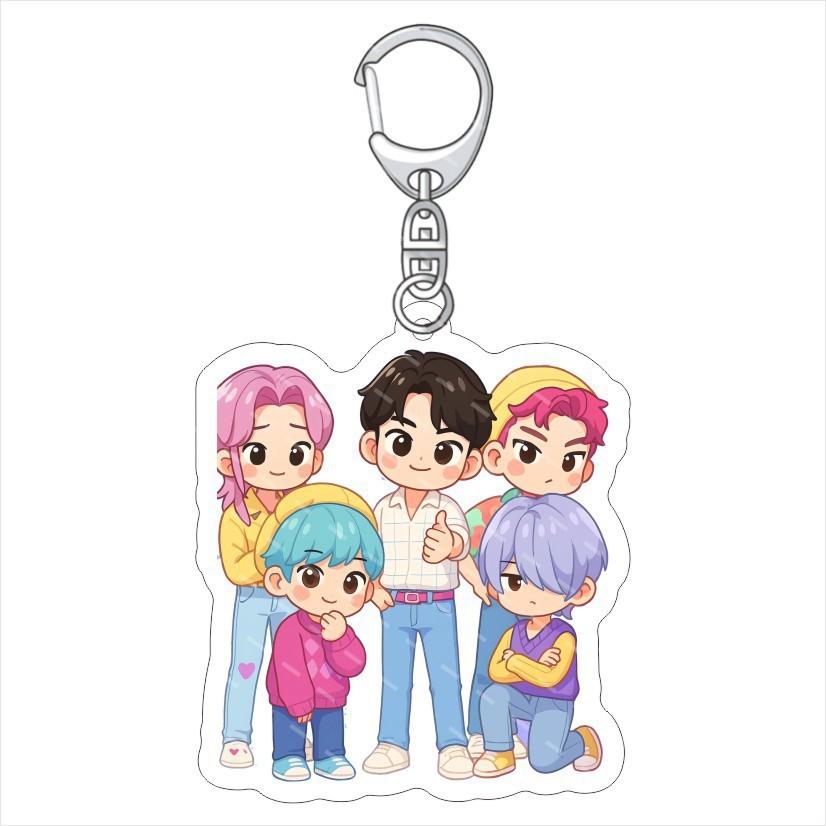 Kpop Demon Hunters Keychains Rumi Zoey Jinu Mira Sold My Soul Keyrings - Kpop Fans Accessories Gifts