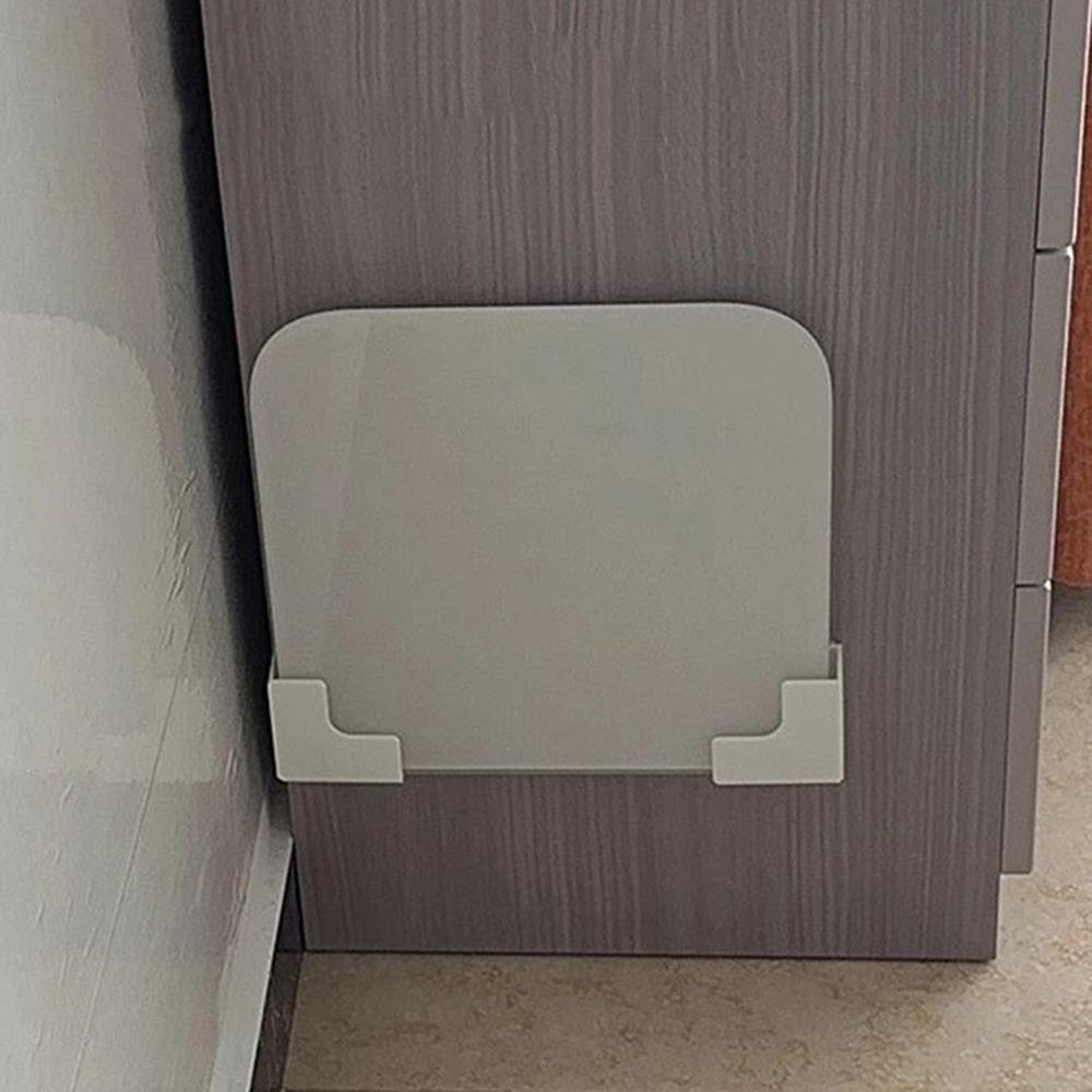 Wall Mounted Weight Scale Storage Rack Plastic Bracket No-Drill Bathroom Storage Rack Space-Saving Plastic Holder For Gym Scales