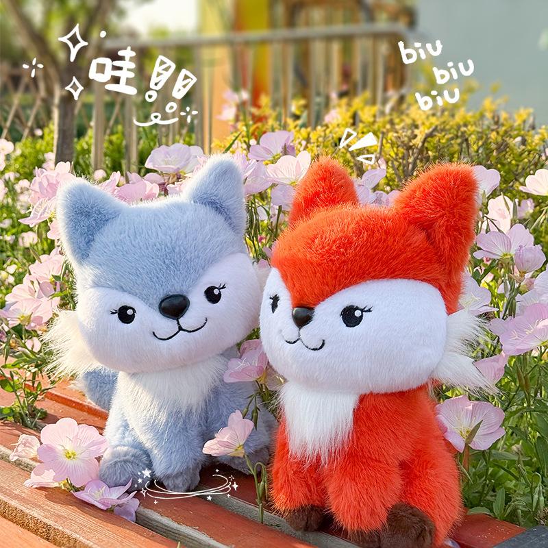 Cute Fox Plush Toy, Soft Stuffed Fox Doll, Bedtime Sleep Companion Plush Gift for Girls and Girlfriend