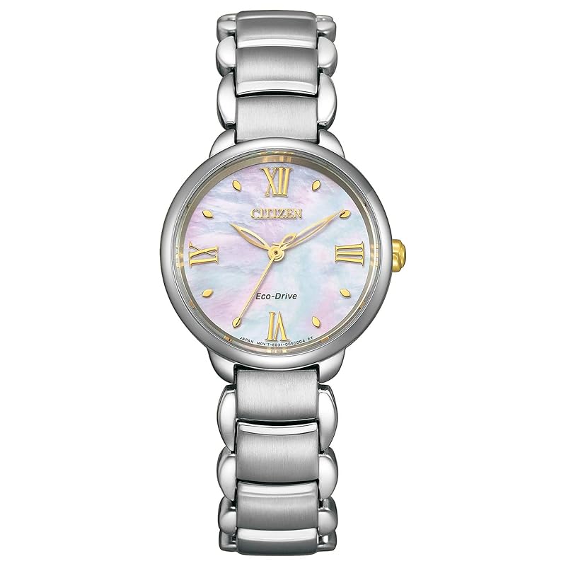 

[Citizen] watch citizen Elle eco drive waterproof white pearl oyster second hand solar EM0927-87Y ladies silver