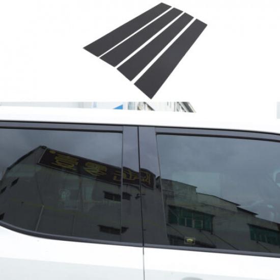 Black Car Window Door B Pillar Trim Cover For Toyota Land Cruiser LC250 24+