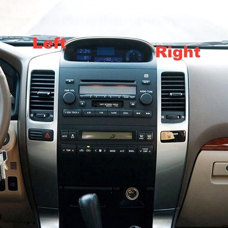 Car Air Conditioner Outlet Frame Air Vent Sensor Plate Panel Suitable for FJ120 120 Series 55474-60040 2003-2009 1 Pair