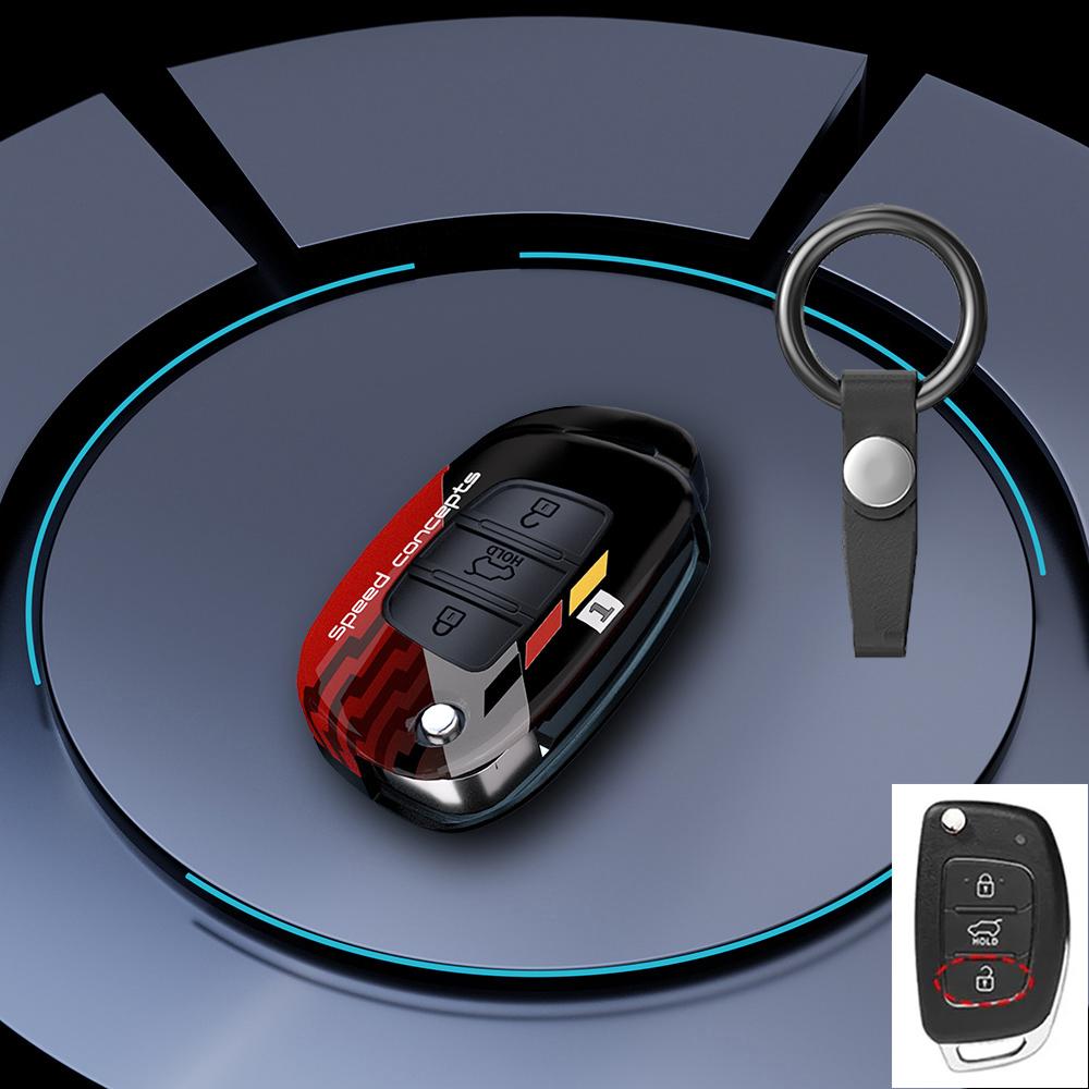 Graffiti Auto Key Fob Cover Fit For Hyundai Elantra Verna Solaris 2005 2006 2007 2008 2009 2010 2012 2011 2013 2014
