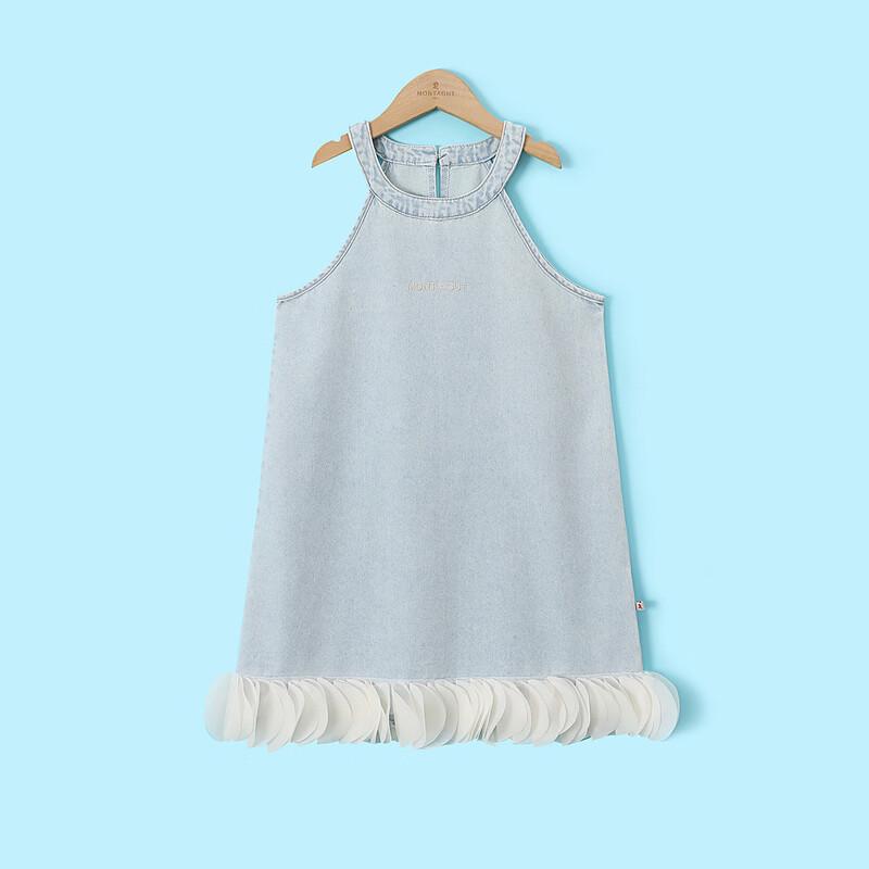

Montagut Girls Summer Halter Denim Dress 120