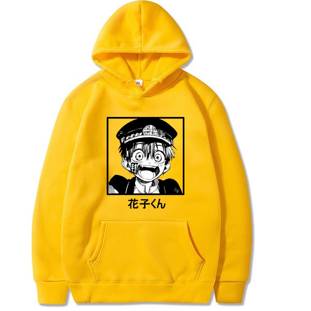 Japanese Animation Toilet-Bound Hanako-kun Men's Hoodie Sweatshirt Men Womnen Fashion Design Pullover Men's Fleece Hoodies