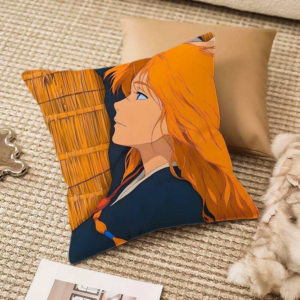 Anime B-Bleach Pillow Case Anti-dustmite Invisible Zipper Sofa Bed