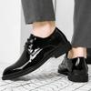 Fashion Social Shoe Male Official Black Men's Formal Shoes Casual Business Office Gentleman Luxury Designer New Leather 2024 Trend Party