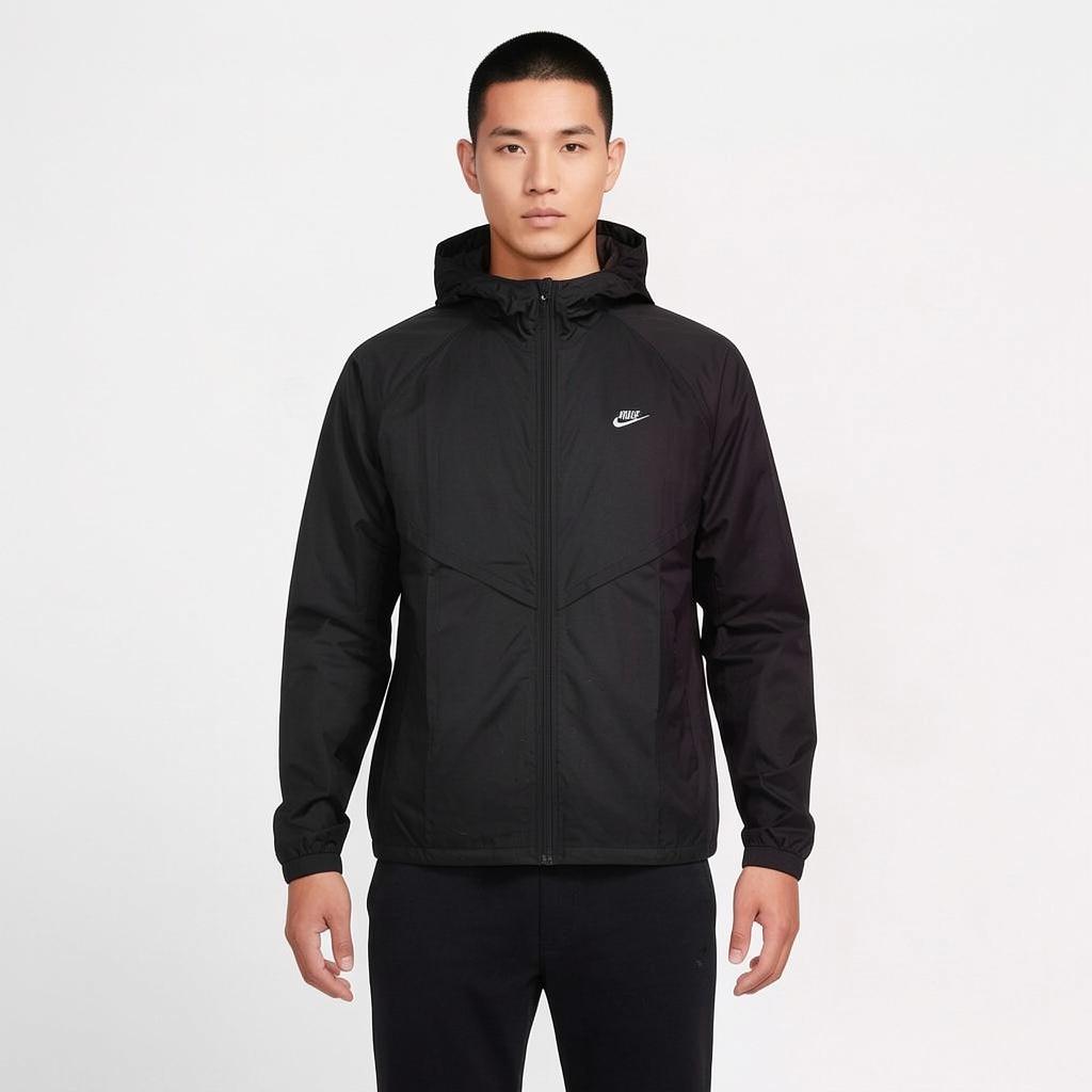 Nike Swoosh Outdoor Sports Hooded Zip Long Sleeve Jacket Men Jackets IO9628-010