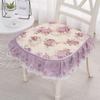 1pcs Fashion Household Anti-slip Stool Cushion Modern Simple Style Four Seasons Universal Lace Sitting Pad Living Room Decoration Dining Chair Mats