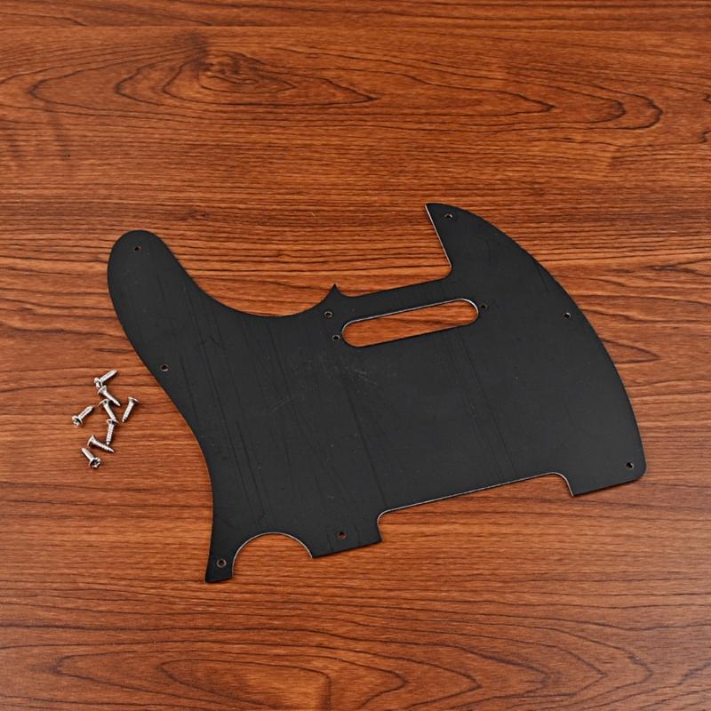 3-lagiges, durchgehend schwarzes Gitarren-Schutz-Schlagbrett, Ersatzteile für E-Gitarre