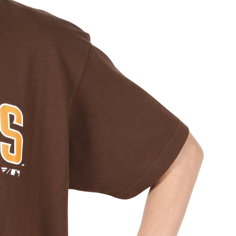 Fanatics MLB Jersey Logo Tee Brown Short Sleeve Shirt