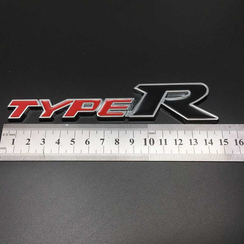 3D Metal Car body Side Emblem Badge Sticker For Honda Type R City CR-V XR-V HR-V Accord FIT Jazz Stream Crider Greiz CIVIC