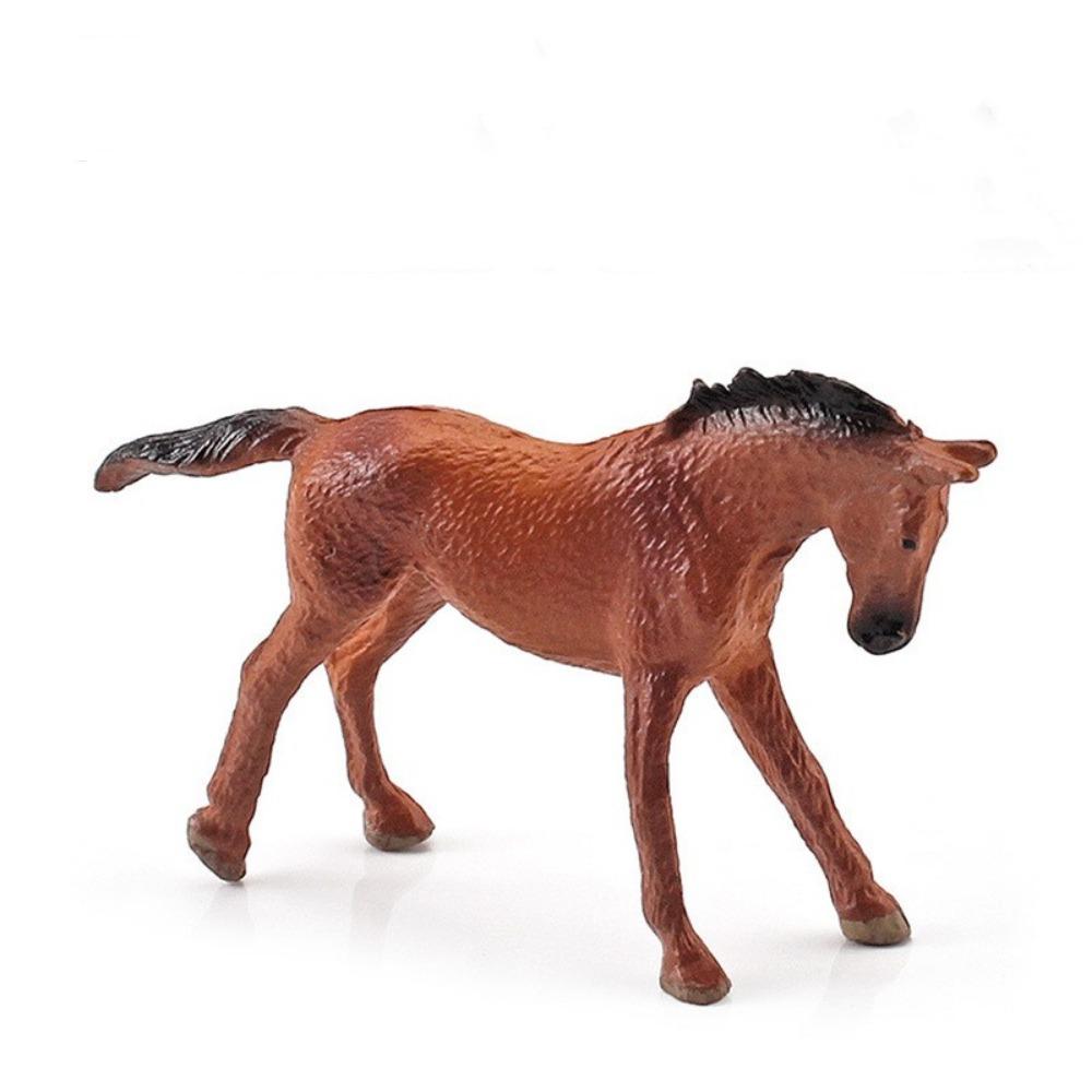 Morgan Stallion Arabian for Kids Desktop Ornaments Educational  Toys Animal Models Horse  Miniature