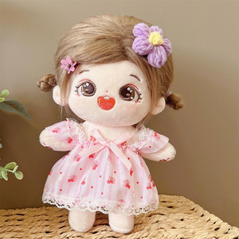 For 20cm Cotton doll Clothes cute replacement sets Mini dress accessories Only clothes